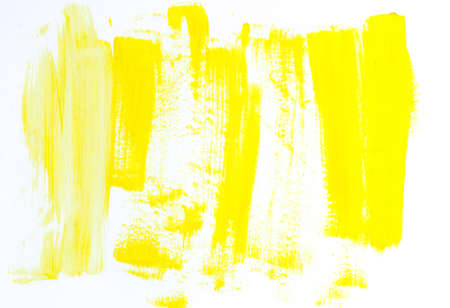 yellow abstract painted background textureの写真素材