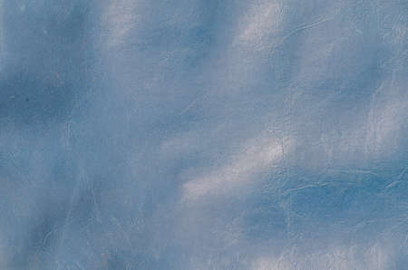 closeup of blue leather texture backgroundの写真素材