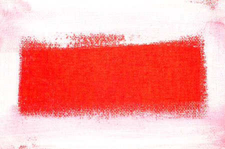 white art painted border on red backgroundの写真素材