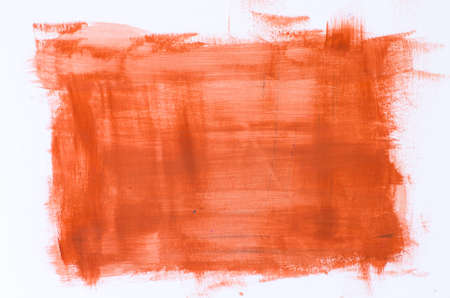 brown watercolor painting texture on white backgroundの写真素材