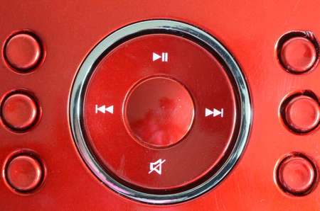 detail of red radio buttons
