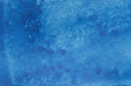 blue watercolor painted texture backgroundの写真素材