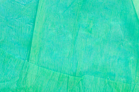 turquoise crepe paper background textureの写真素材