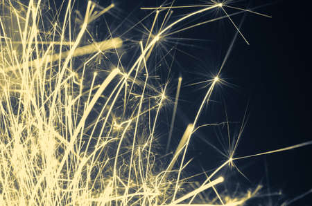 glowing holiday sparker motion blurの写真素材