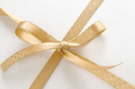 closeup to gift box with bow