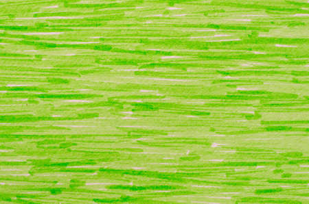 green marker doodles on white paper backgroundの写真素材