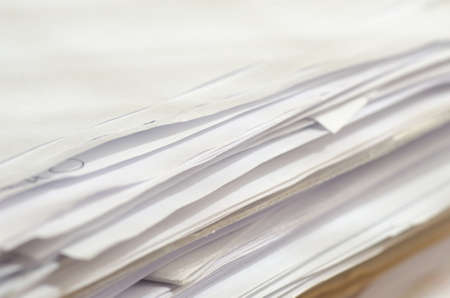 stack of papers and documentsの写真素材