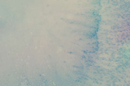 blue watercolor painted background textureの写真素材