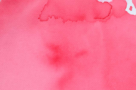 red watercolor painted background textureの写真素材