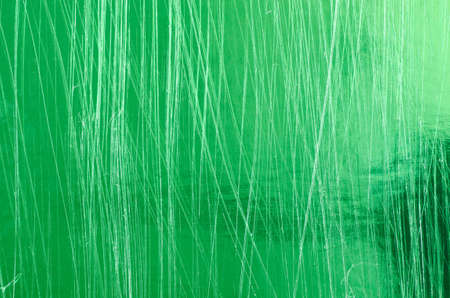 green scratched metallic background textureの写真素材