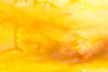 warm watercolor painted on paper background textureの写真素材