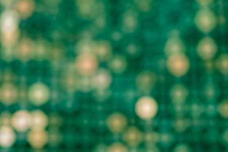 abstract green background with bokeh lights