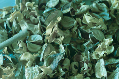 Blue potpourri dried scented  plants and flowersの写真素材