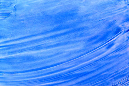 blue color painted background textureの写真素材