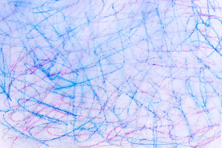 multicolored  watercolor crayon on paper background textureの写真素材