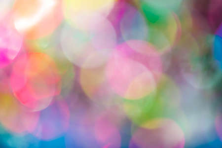 Defocused blurred lights background with bokehの写真素材
