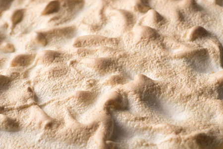 lemon curd tart with meringueの写真素材