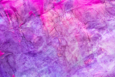 multicolored color creased tissue paper bacground textureの写真素材