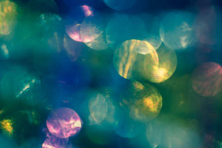 multicolored blurred lights background with bokehの写真素材