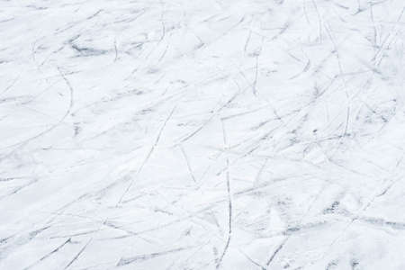 ice skating ring texture with snowの写真素材