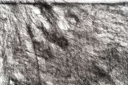 dark charcoal on paper drowing background textureの写真素材