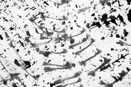 distressed monochrome black pattern on white paper background texture