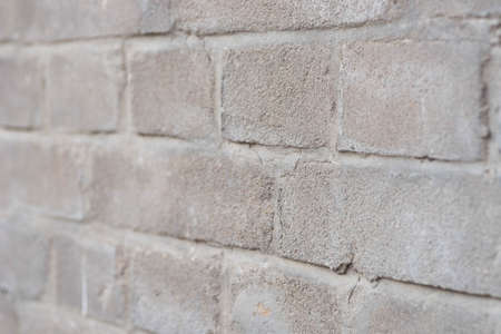 gray brick wall macro selective focusの写真素材