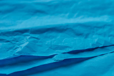 cblue olor creased paper tissue background textureの写真素材