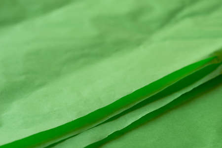 green color creased paper tissue background texture