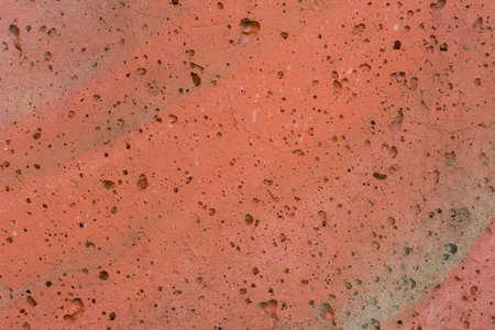 red color painted old cement wall background texture