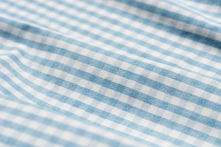 blue and white heckered faric backgroundb