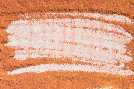 orange powder pigment pattern  background macro