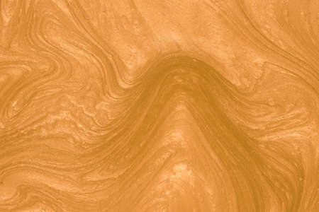 orange color painted metallic background texture