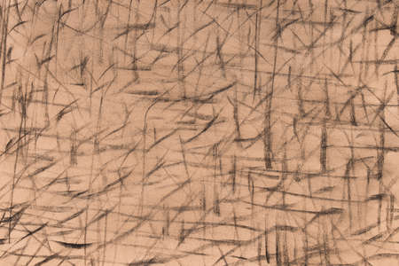 charcoal drawing pattern on paper background textureの写真素材