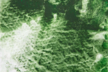 green color watercolor painted background