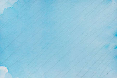 blue color painted on paper background texture