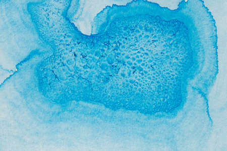 blue color watercolor stained painted background texture
