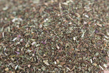 dried lemon balm, melissa officinalis teaの写真素材