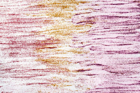 abstract glitter painting on white paper background textureの写真素材