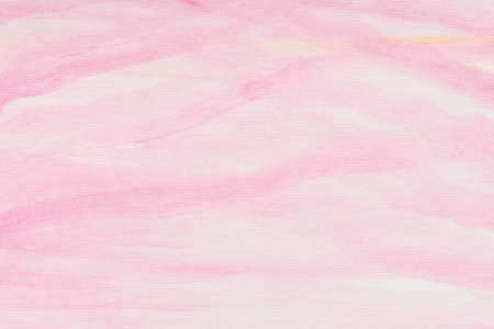 pink painted watercolor on paper background textureの写真素材
