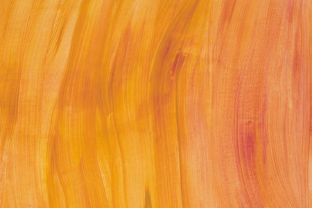 orange color painted acrylic background texture