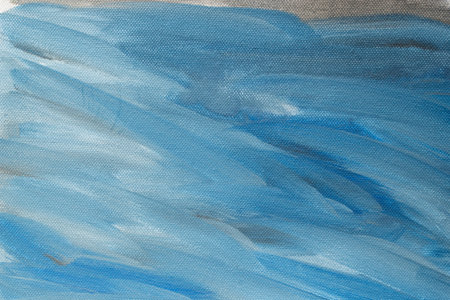 gray and blue colors painted background on artist canvas textureの写真素材