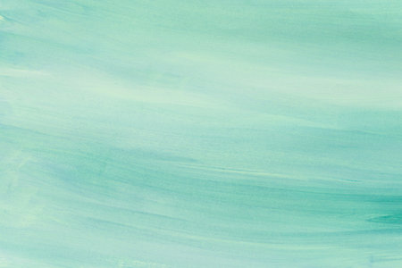 turquoise color painted background on paper texture