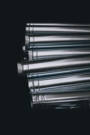 The New Rain Water Draining Metal Downpipe.の写真素材