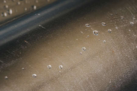 The New Rain Water Draining Metal Downpipe.