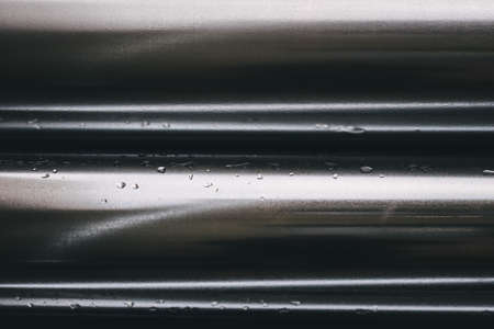 The New Rain Water Draining Metal Downpipe.