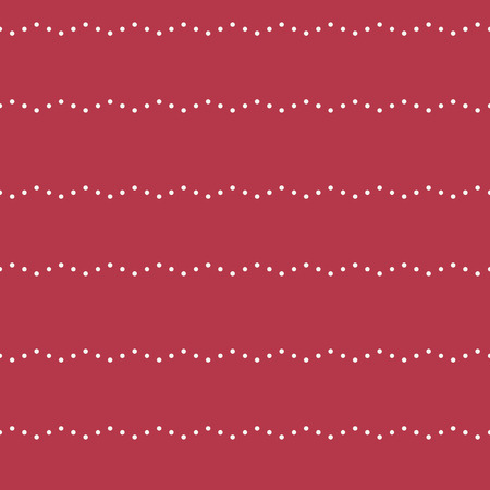 Vector Folklore Floral Stripes Dots Seamless Pattern Background. Perfect for fabric, wallpaper and scrapbooking projects.のイラスト素材