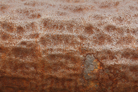 Old corroded iron, full of oxideの写真素材