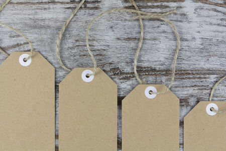 Tags for packaging, with room for textの写真素材