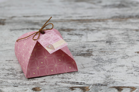 Handmade gift boxの写真素材